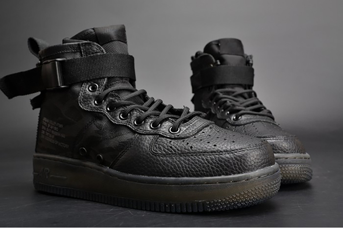 Nike Air Force 1 Mid "Tiger Camo" black mens AA7345-001
