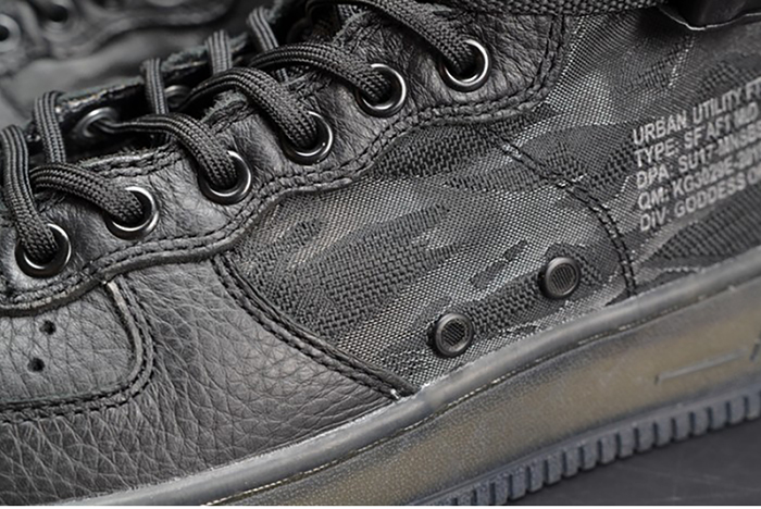 Nike Air Force 1 Mid "Tiger Camo" black mens AA7345-001