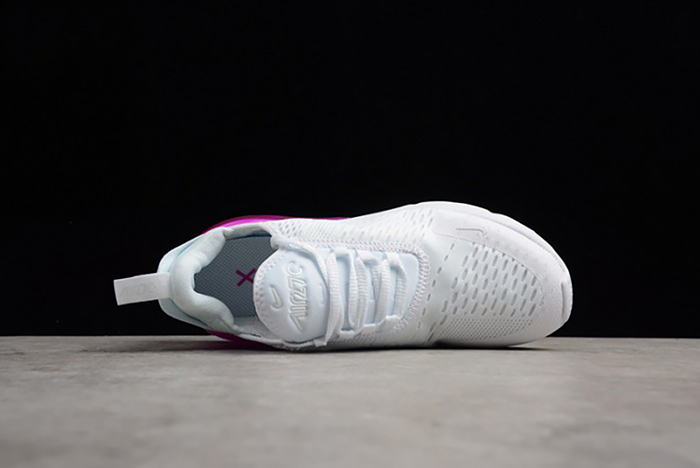 Nike womens  Air Max 270 white purple AH6789 106