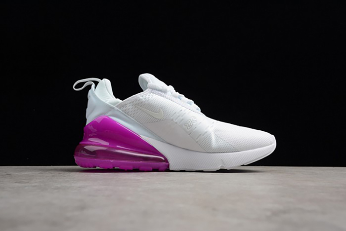 Nike womens  Air Max 270 white purple AH6789 106
