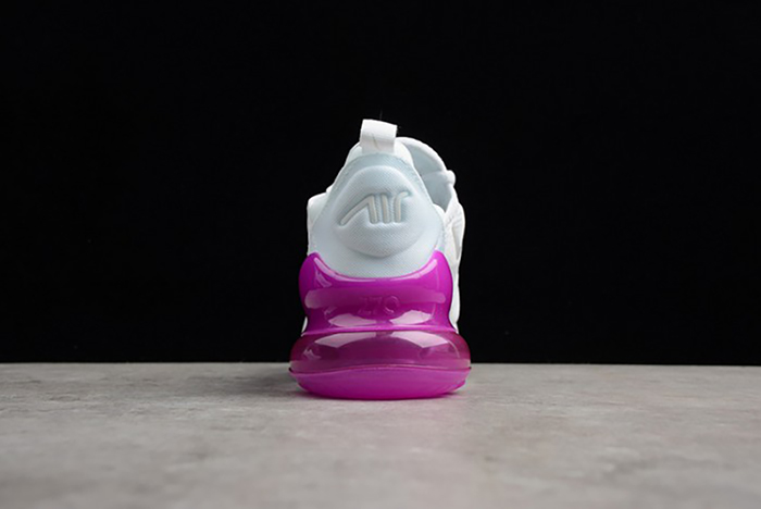 Nike womens  Air Max 270 white purple AH6789 106