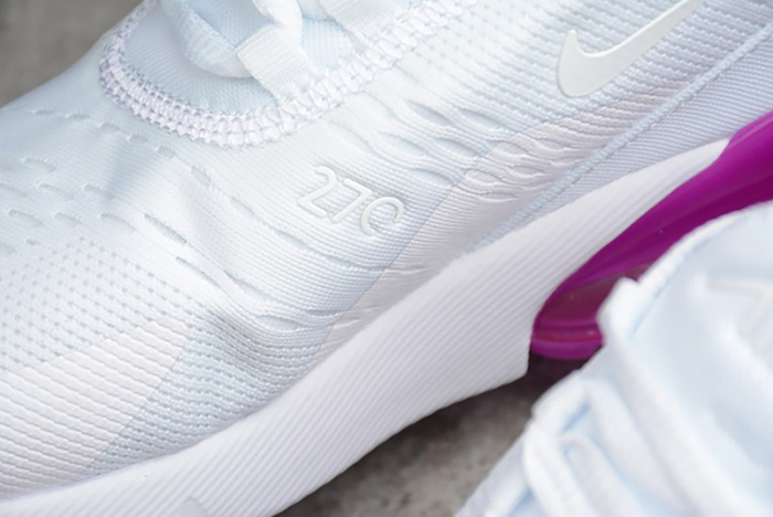 Nike womens  Air Max 270 white purple AH6789 106