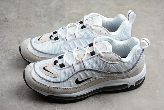 Nike Air Max 98 "Fossil" White/Black-Fossil-Reflect Silver AH6799-102