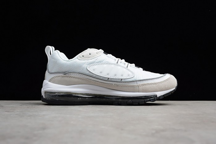 Nike Air Max 98 "Fossil" White/Black-Fossil-Reflect Silver AH6799-102