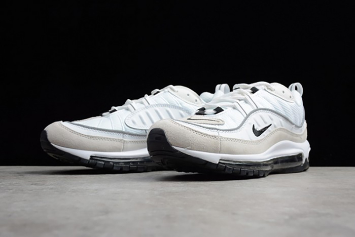 Nike Air Max 98 "Fossil" White/Black-Fossil-Reflect Silver AH6799-102