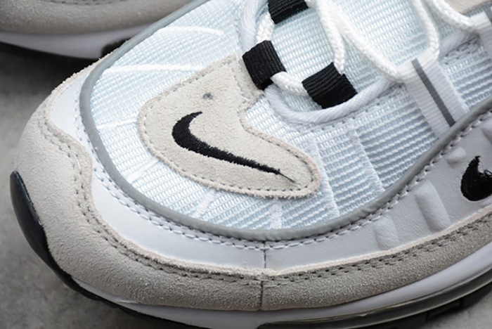 Nike Air Max 98 "Fossil" White/Black-Fossil-Reflect Silver AH6799-102