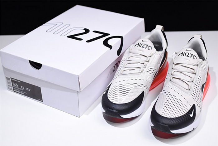 NIKE mens AIR MAX 270 "Light Bone" black AH8050-003