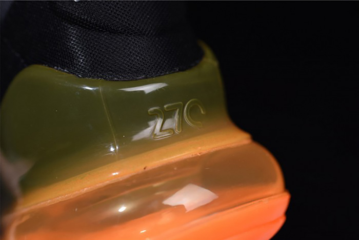 NIKE mens AIR MAX 270 "Tonal Orange" black  AH8050-008