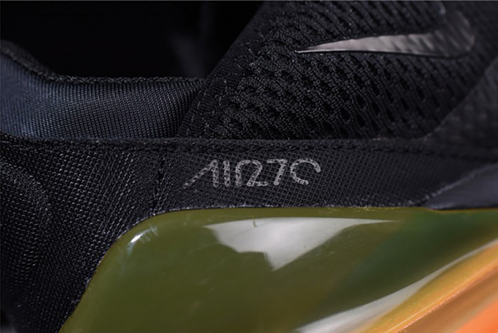 NIKE mens AIR MAX 270 "Tonal Orange" black  AH8050-008