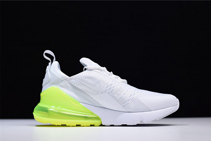 NIKE mens AIR MAX 270 "WHITE VOLT" AH8050-104
