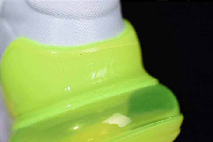 NIKE mens AIR MAX 270 "WHITE VOLT" AH8050-104