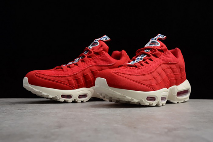 Nike mens AIR MAX 95 TT "PULL TAB"  gym red/ sail-gym-blue AJ1844-600