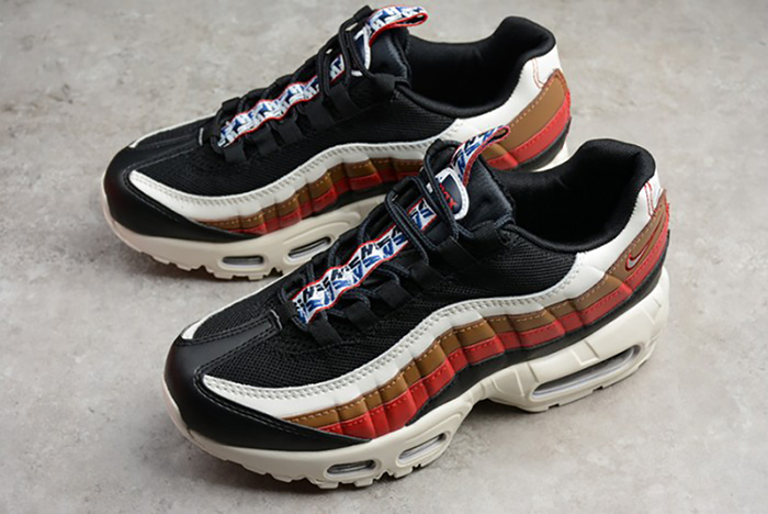 nike Air Max 95 "Pull Tab" Pack black/ sail-ale brown-gym red AJ4077-002
