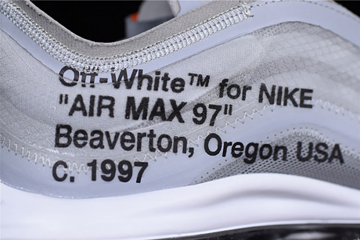 Off White Nike Shoes Nike Air Max 97 Grey AJ4585-002