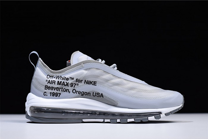 Off White Nike Shoes Nike Air Max 97 Grey AJ4585-002