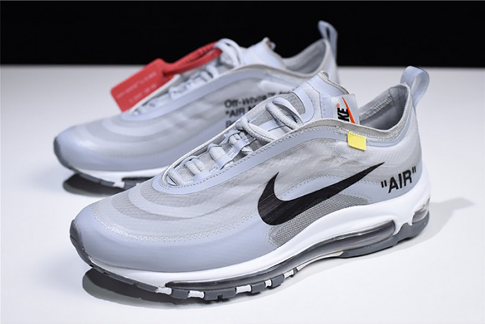 Off White Nike Shoes Nike Air Max 97 Grey AJ4585-002