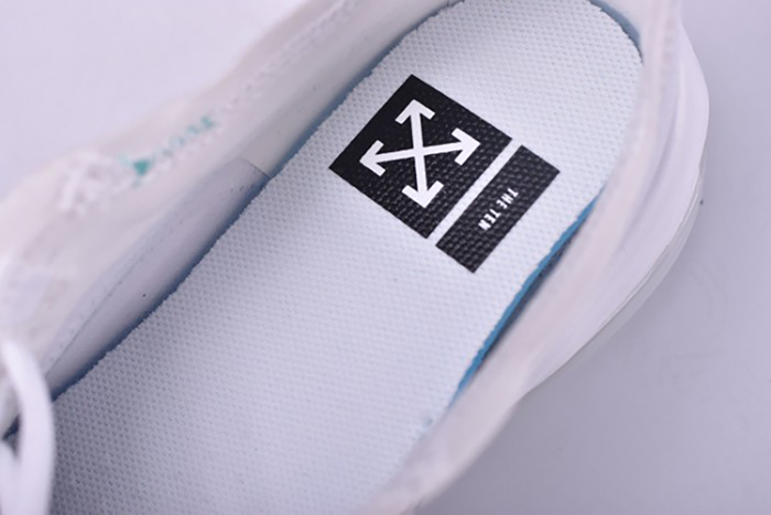 Off White X Air Max 97 The Ten White Cone Ice Blue AJ4585-100