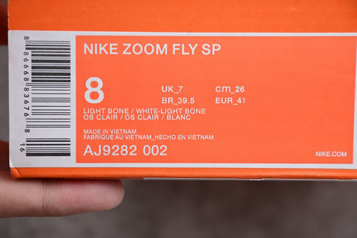 Nike Zoom Fly SP Light Bone AJ9282-002
