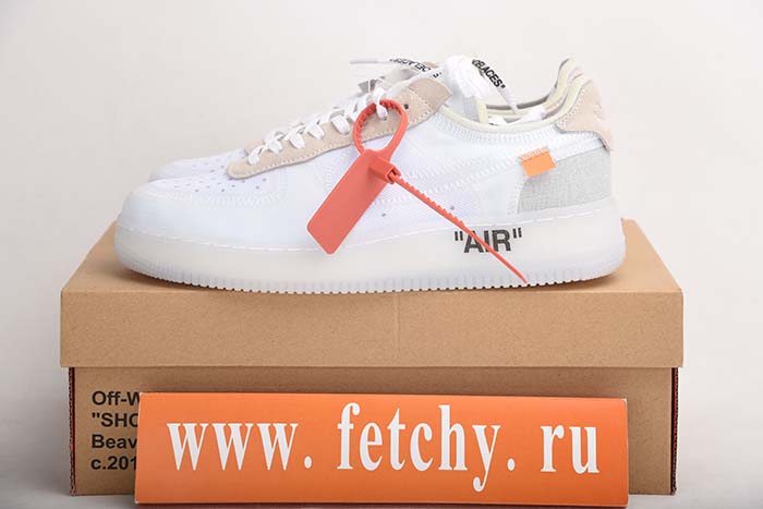 NIKE AIR FORCE 1 LOW OFF-WHITE All White AO4606-100