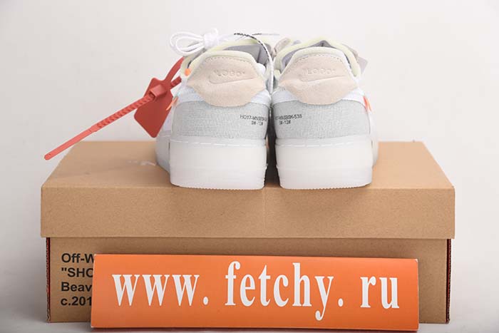 NIKE AIR FORCE 1 LOW OFF-WHITE All White AO4606-100