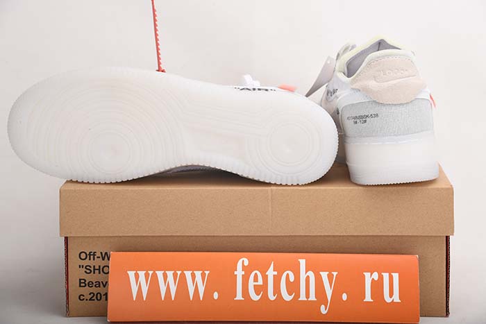 NIKE AIR FORCE 1 LOW OFF-WHITE All White AO4606-100