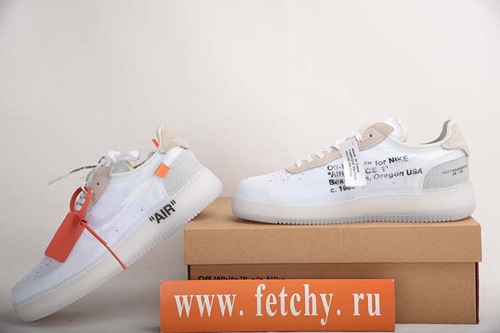 NIKE AIR FORCE 1 LOW OFF-WHITE All White AO4606-100