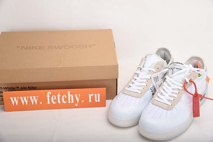NIKE AIR FORCE 1 LOW OFF-WHITE All White AO4606-100