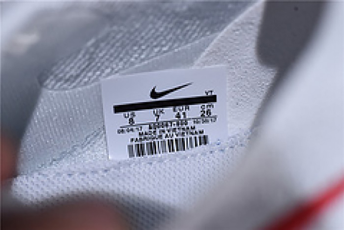 nike epic react flyknit white red AQ0067 800