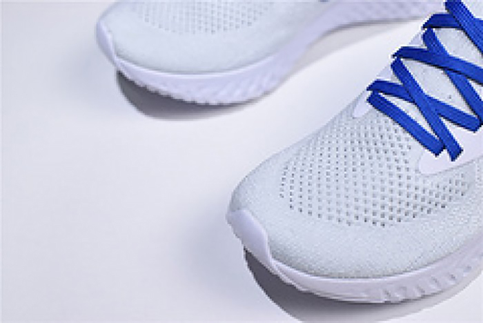 Nike Epic React Flyknit white blue AQ0067-993