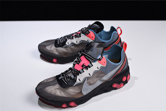 Nike React Element 87 Blue Chill Solar Red AQ1090-006