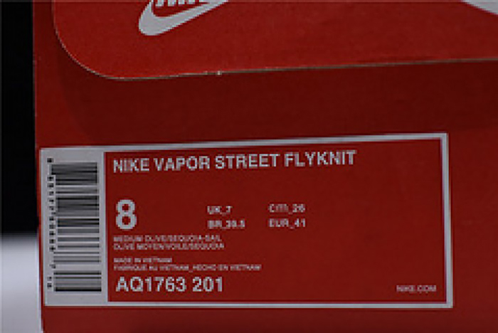 Nike Vapor Street Flyknit - Nike - AQ1763 201